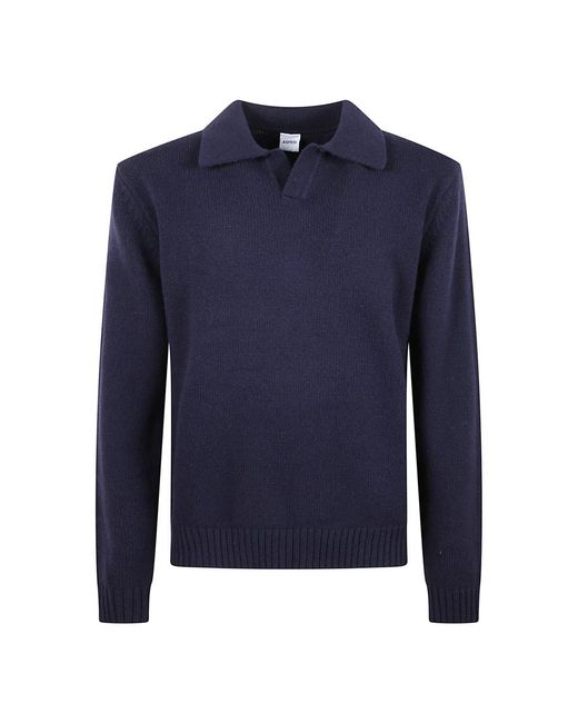 Aspesi Blue Polo Shirts for men