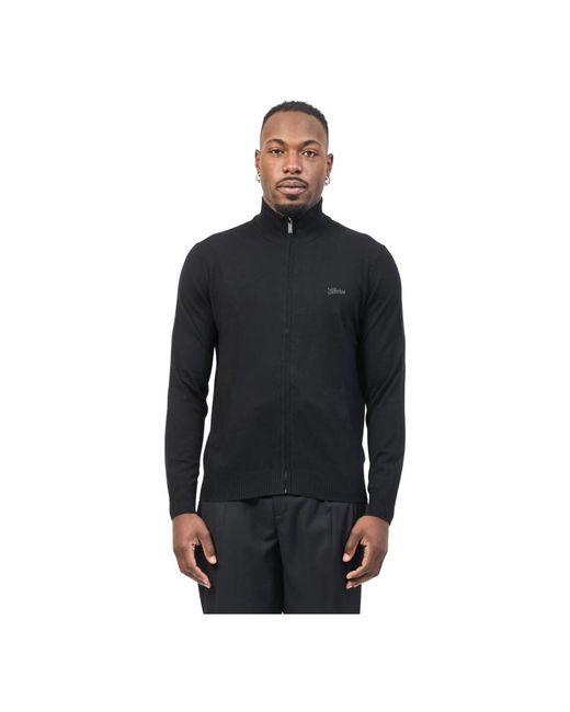 Guess Truien & Vesten ,Zwart ,Zwarte Trui Met Geborduurd Logo in het Black voor heren