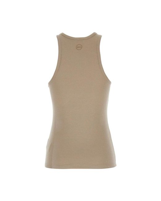 Sleeveless Tops di AG Jeans in Brown
