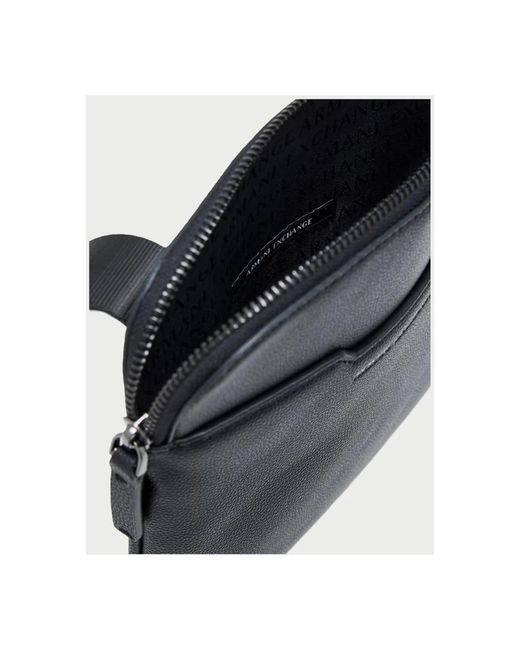 ARMANI EXCHANGE Black Messenger Bags for men