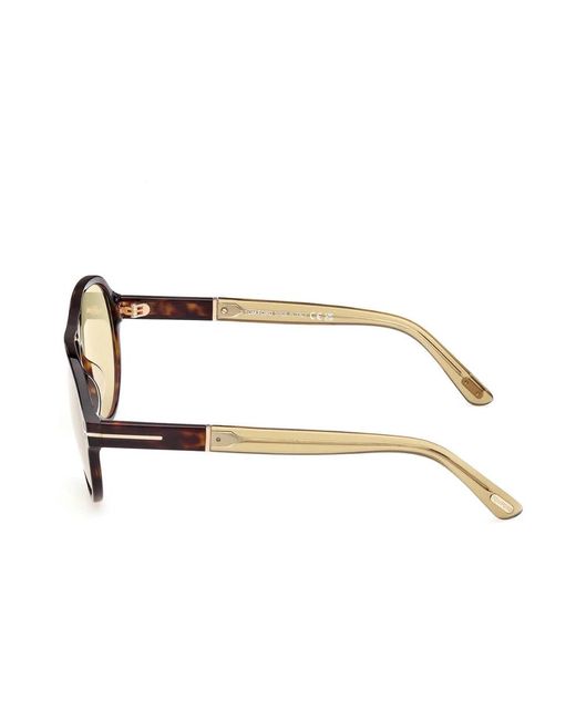 Tom Ford Metallic Stylische quincy sonnenbrille