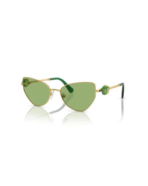 Swarovski Green Sunglasses