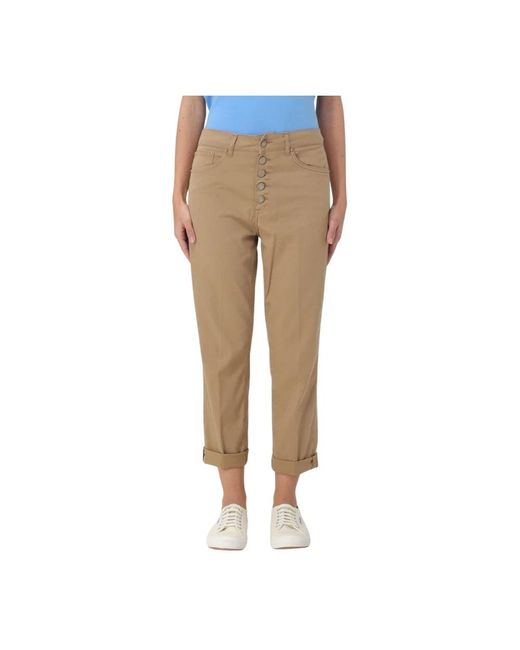 Dondup Natural Cropped Trousers