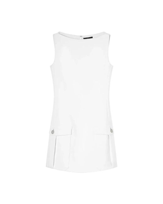 Versace White Short Dresses
