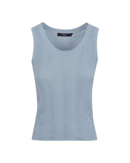 Weekend by Maxmara Blue Sleeveless Tops