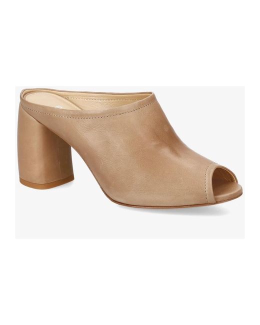 Premiata Natural Heeled Mules