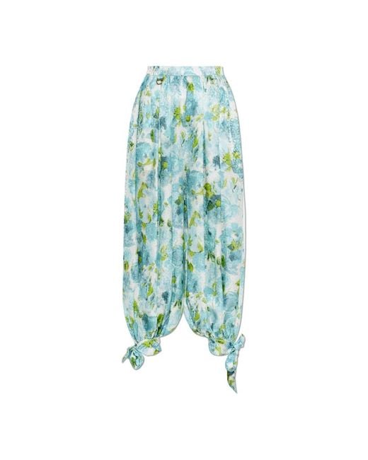 Chloé Blue Wide Trousers