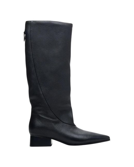 ESTRO Blue Heeled Boots