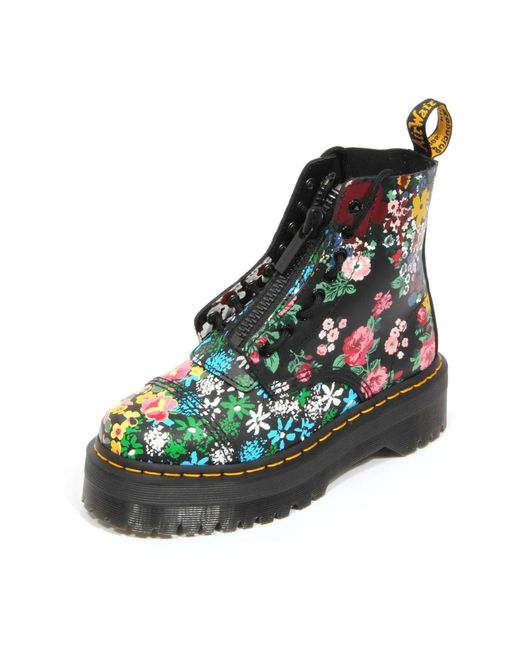 Dr. Martens Green Lace-Up Boots