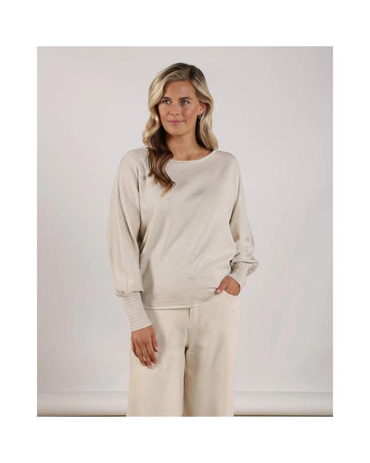 Nukus Jorien Pullover Lurex in het White