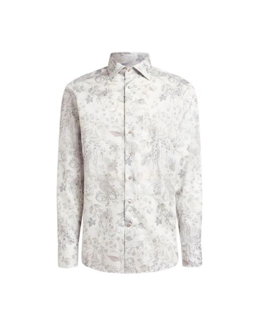 Etro White Casual Shirts for men