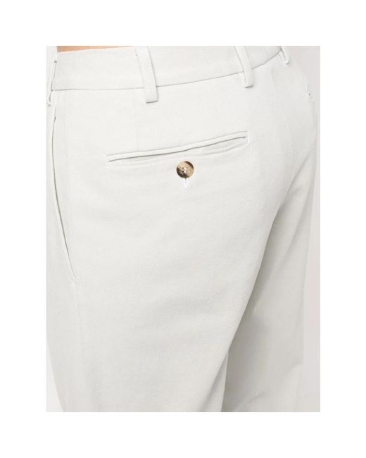 Canali White Chinos for men