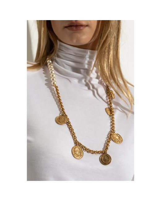 Necklaces Moschino en coloris Metallic