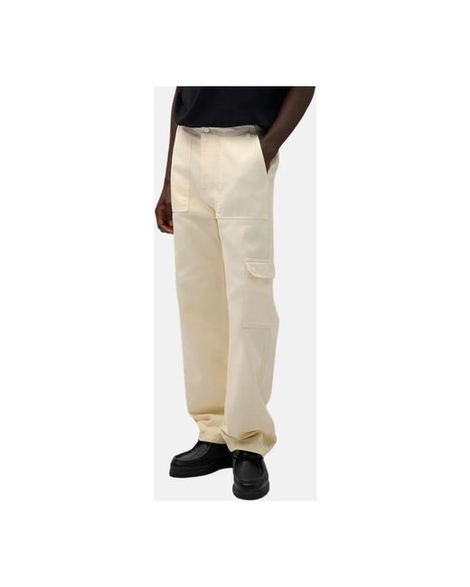 Arte' Natural Straight Trousers for men