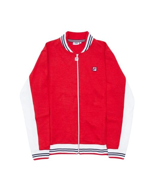 Sweatshirts & hoodies > zip-throughs Fila pour homme en coloris Red