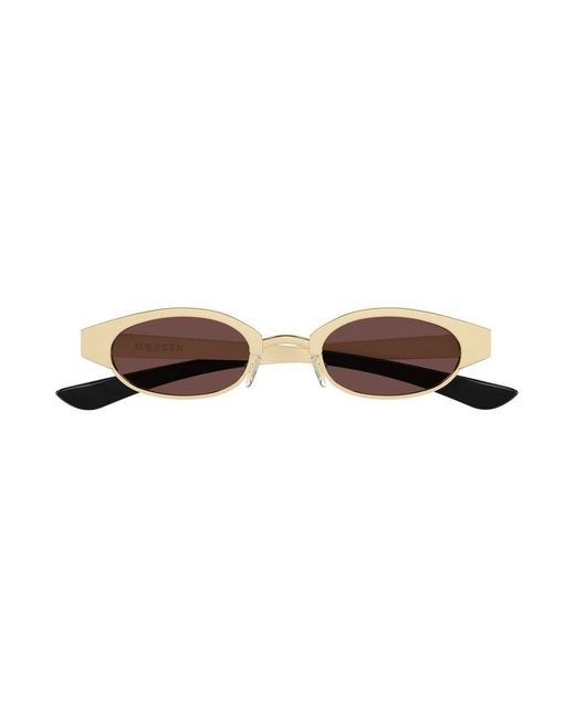 McQueen Yellow Sunglasses