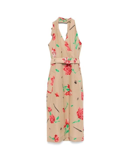 Moschino Natural Midi Dresses