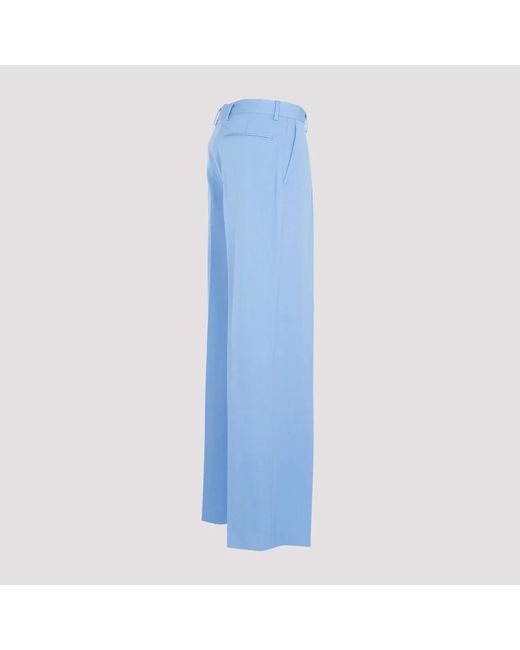 Trousers > slim-fit trousers Dries Van Noten en coloris Blue
