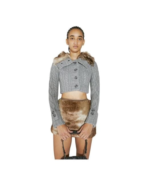 Guess Gray Cardigans