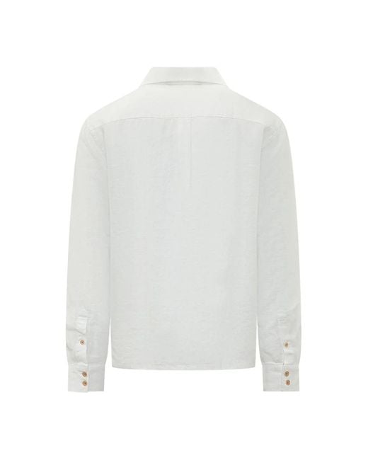 Palm Angels White Casual Shirts for men