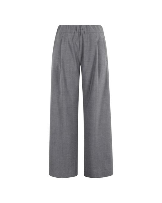 Semicouture Wide Trousers in het Gray