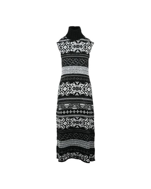 Akep Black Knitted Dresses