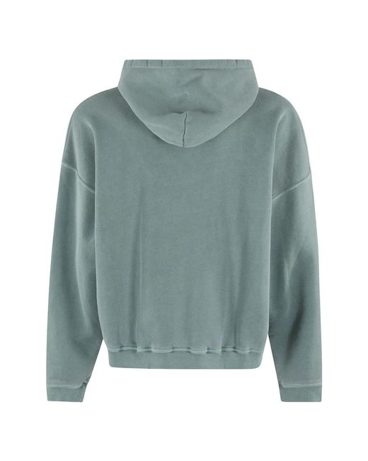 Represent Hoodies & Sweatvesten ,Groen ,Katoen Groene Applique Hoodie in het Green voor heren