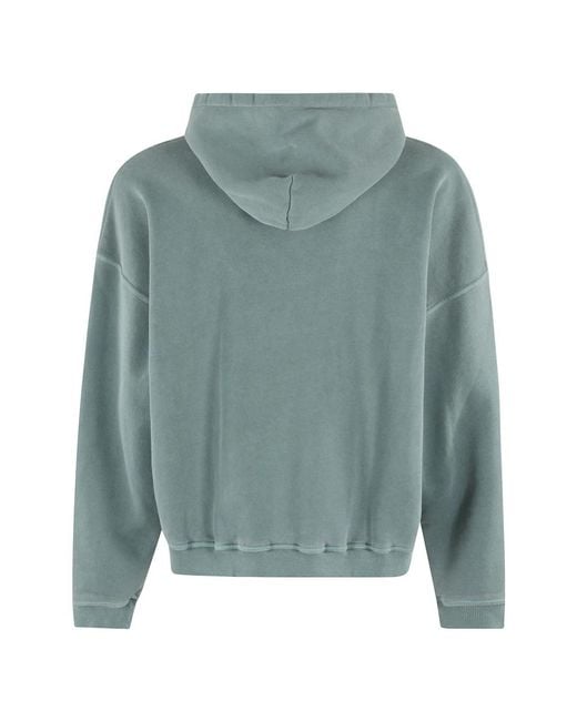 Represent Hoodies & Sweatvesten ,Groen ,Katoen Groene Applique Hoodie in het Green voor heren