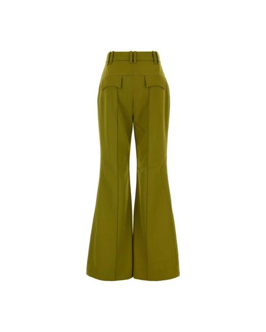 Zimmermann Green Wide Trousers