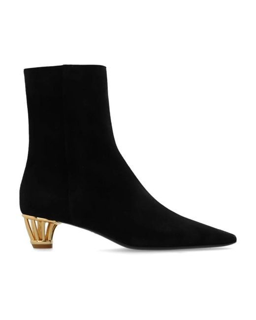 Heeled Boots Ferragamo de color Black