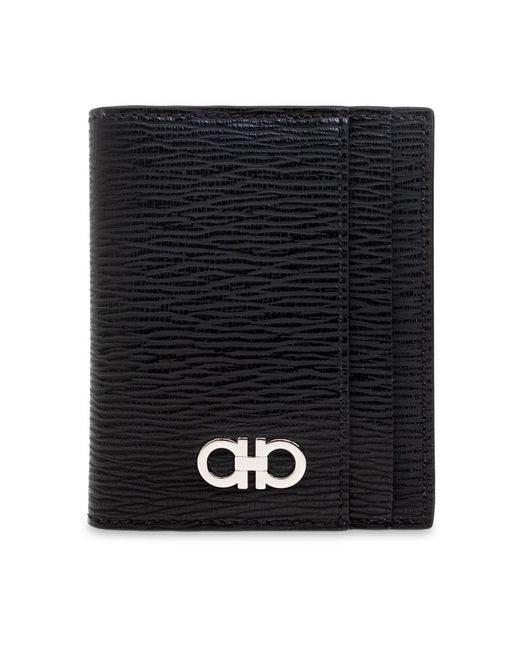 Ferragamo Accessoires ,Zwart ,Leer Wallets & Cardholders in het Black voor heren