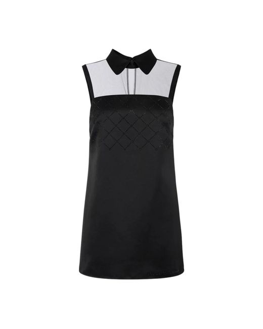 Elisabetta Franchi Black Short Dresses