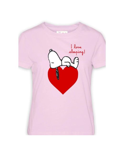 T-Shirts Mc2 Saint Barth de color Pink