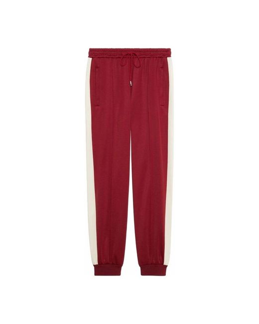Gucci Red Sweatpants