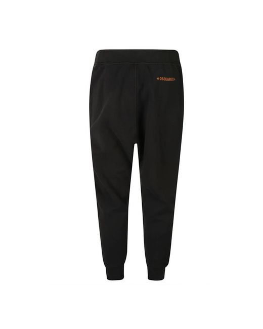 DSquared² Black Sweatpants for men