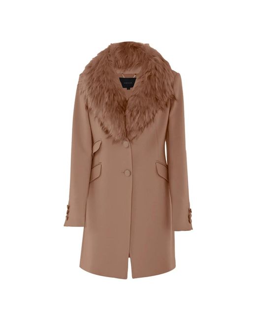 Kocca Faux Fur & Shearling Jackets in het Brown