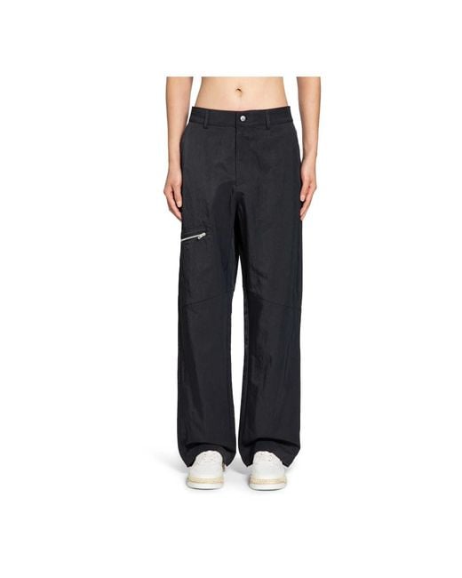 Wide Trousers Represent de hombre de color Black