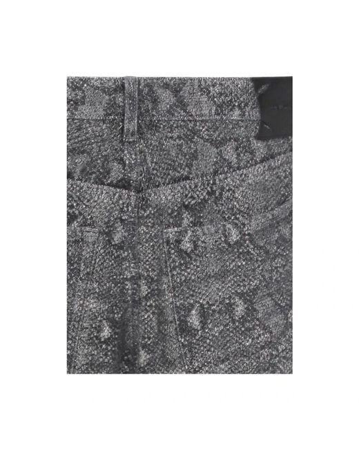 Daily Paper Gray Wide Jeans for men