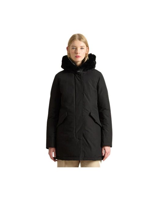Woolrich Black Schwarzer arctic parka
