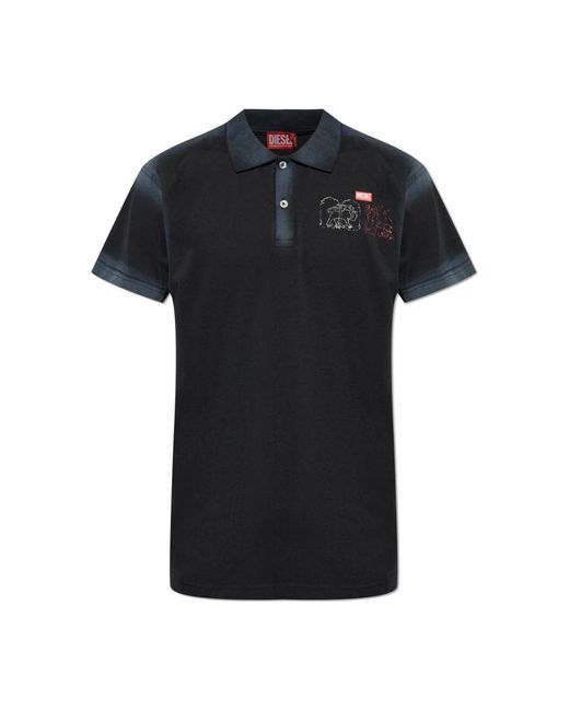 Polo Shirts DIESEL pour homme en coloris Black