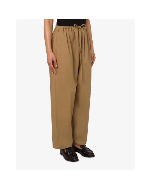 Moschino Natural Straight Trousers
