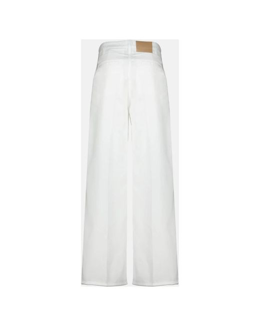 IRO White Wide Jeans