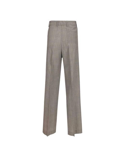 Golden Goose Deluxe Brand Gray Wide Trousers