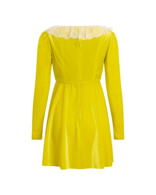 Philosophy Di Lorenzo Serafini Yellow Short Dresses