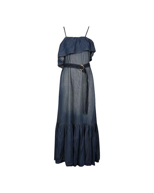 Pinko Blue Maxi Dresses