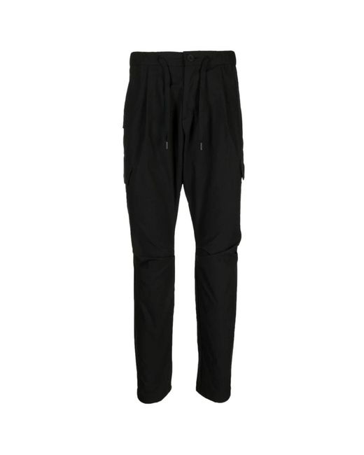 Trousers > straight trousers Herno pour homme en coloris Black
