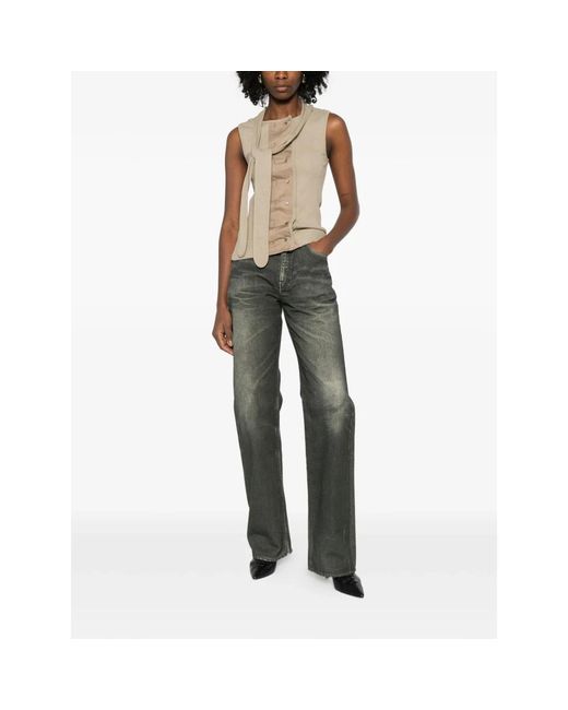 Lemaire Natural Sleeveless Tops