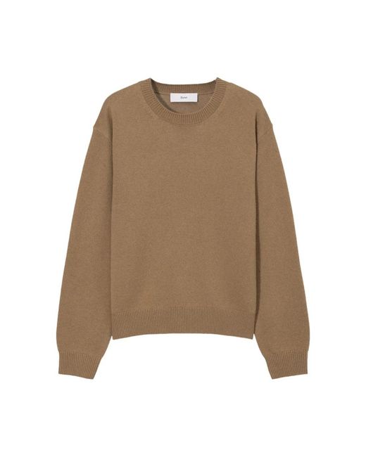 DUNST Round-Neck Knitwear in het Brown voor heren