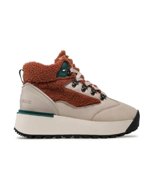 Tommy Hilfiger Brown Winter Boots