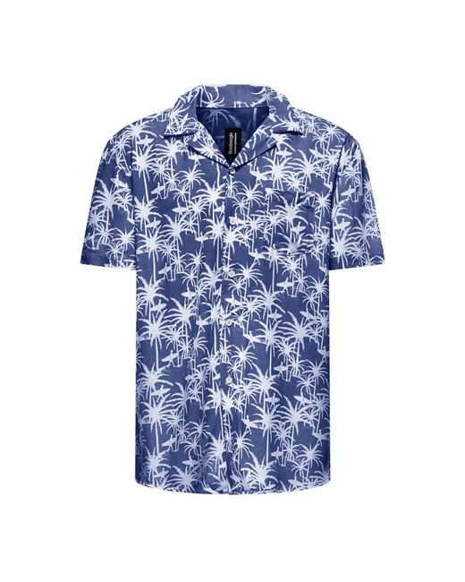 Short Sleeve Shirts di Bomboogie in Blue da Uomo